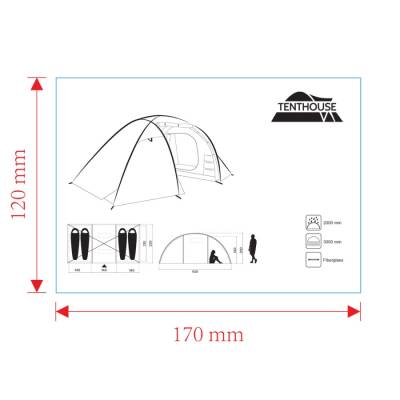 Tenthouse Fun Yüksek Taban 4 Kişilik 2 Odalı Kamp Çadırı - 7